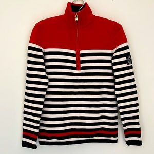 Ralph Lauren Woman’s Sweater Turtleneck 1/2 Zip Closure Logo